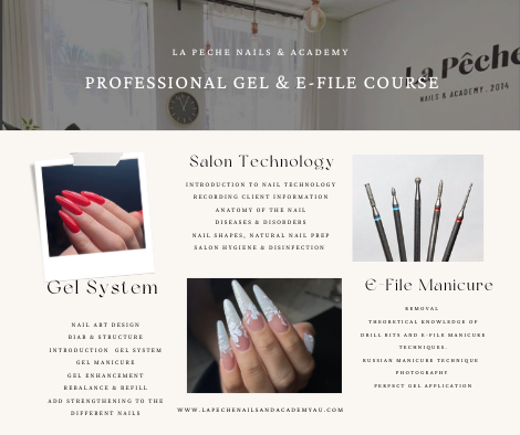 Professional Gel Nail  & E-file Manicure Course