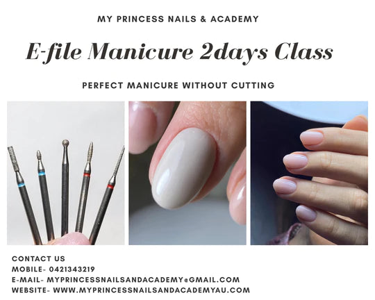 5 Days Gel & Salon Nail Art Course + E-file Manicure class